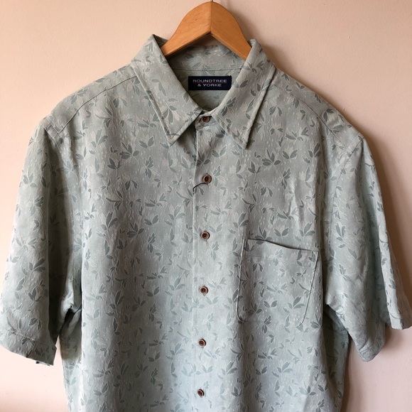 Roundtree & Yorke Other - Roundtree & Yorke Green Casual Button Down Shirt L